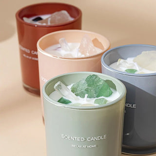 Scented Candles In Glass Jar