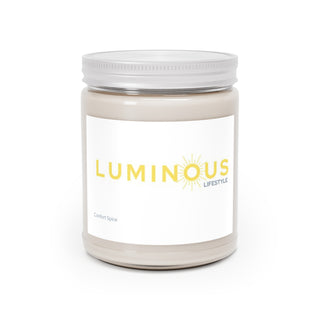 Luminous Comfort Spice Scented Candle - 9oz Relaxation Gift