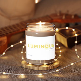 Luminous Comfort Spice Scented Candle - 9oz Relaxation Gift